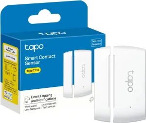 TP-Link Tapo Door Sensor Mini, REQUIRES Tapo Hub, Long Battery Life w/ Sub-1G Low-Power Wireless protocol, Contact Sensor, 15mm Wide Gap Allowed, Real-Time Notification, Smart Action (Tapo T110)
