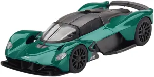 TrueScale Miniatures Mini GT 1/64 Aston Martin Valkyrie Aston Martin Racing Green Left Handle Finished Product