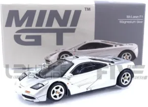 TrueScale Miniatures Mini GT 1/64 McLaren F1 Magnesium Silver Finished Product