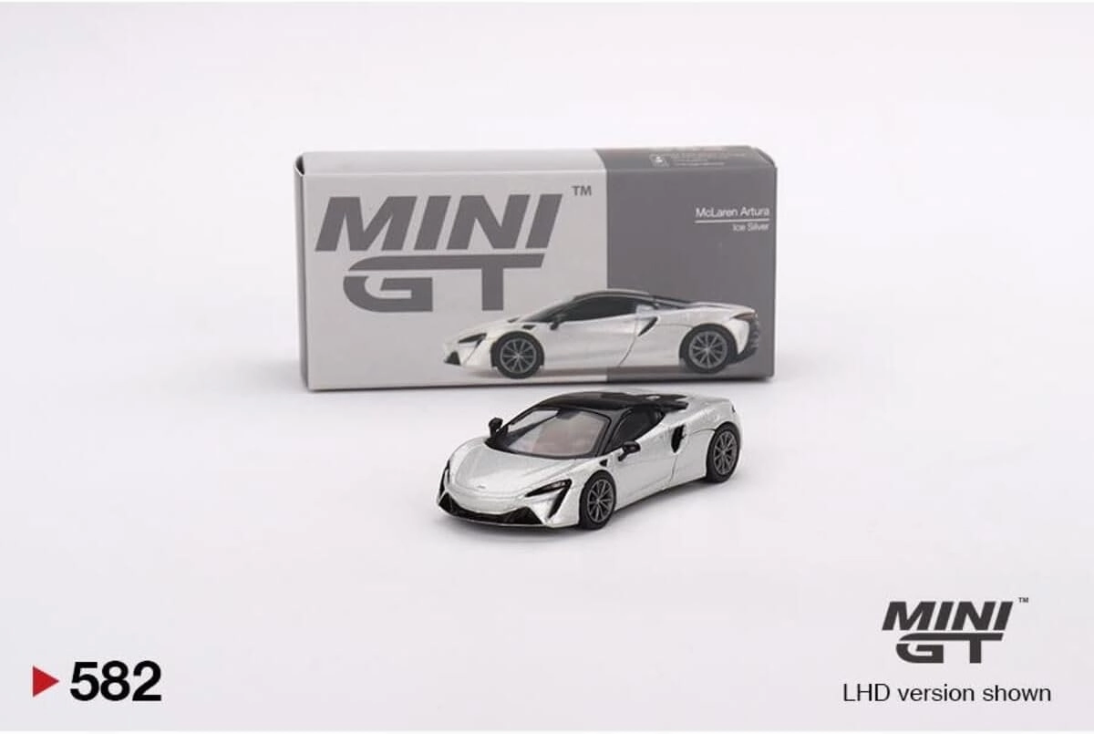 Truescale Miniatures Mini GT 1/64 - M-CLAREN Artura White Resin Model Car