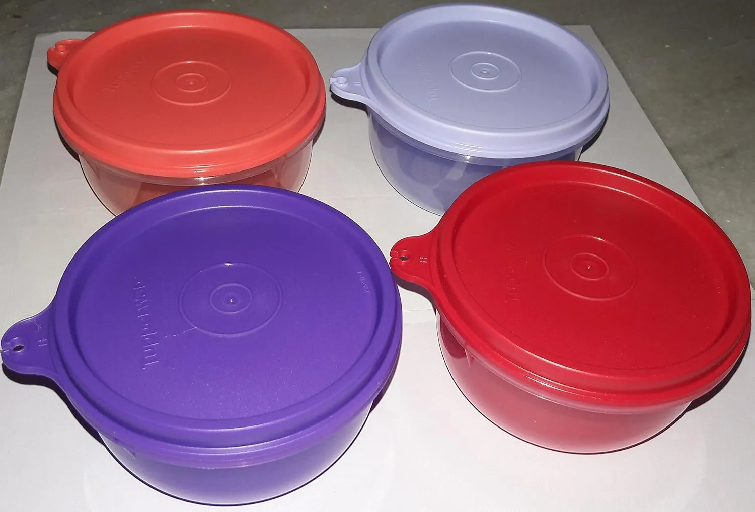 Tupperware Tropical Round Set Of 4 (230 Ml)