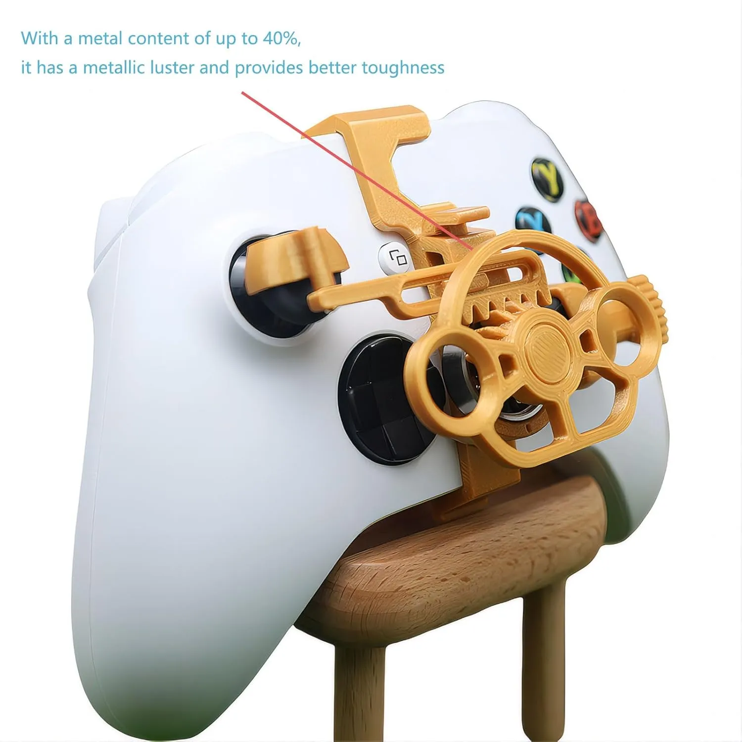 TXW Game Controller Mini Steering Wheel for Xbox Accessory for XboxSeries X/S Racing Video Game,Game Joystick Racing Games Controller (Red)