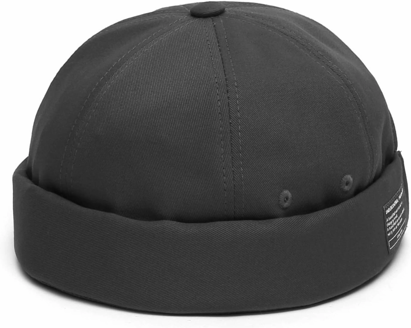 UNDERCONTROL Brimless Sailor Fisherman Leon Hat No Visor Miki Skull Docker Beanie Trawler Tactical Ring Cap for Men & Women