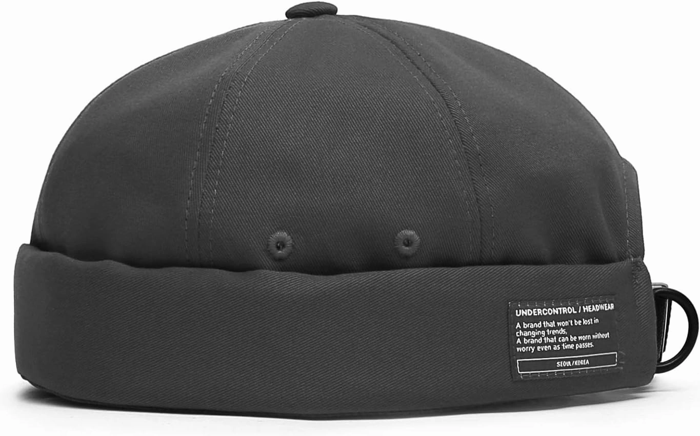 UNDERCONTROL Brimless Sailor Fisherman Leon Hat No Visor Miki Skull Docker Beanie Trawler Tactical Ring Cap for Men & Women
