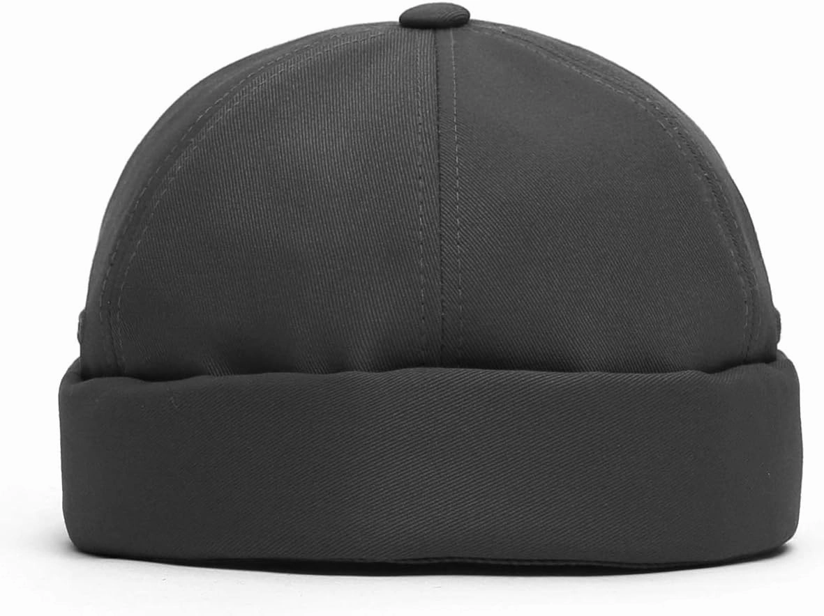 UNDERCONTROL Brimless Sailor Fisherman Leon Hat No Visor Miki Skull Docker Beanie Trawler Tactical Ring Cap for Men & Women