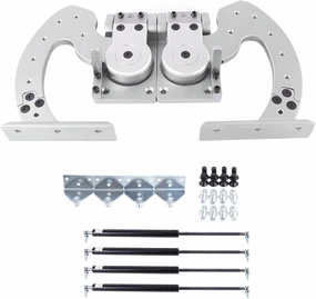 Universal Lambo Door Bolt Kit Fit for Chevrolet Nissan Mazda Ford Subaru Toyota etc. Bolt On Vertical Doors Hinge Kit 90 Degree Adjustable Lambo Door Conversion Kit