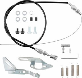 Universal P7100 Throttle Swap Kit with 60" Adjustable Cable & Mounting Brackets & Return Springs,Compatible with Dodge Cummins 5.9L diesel Engine 12V 6BT 4BT