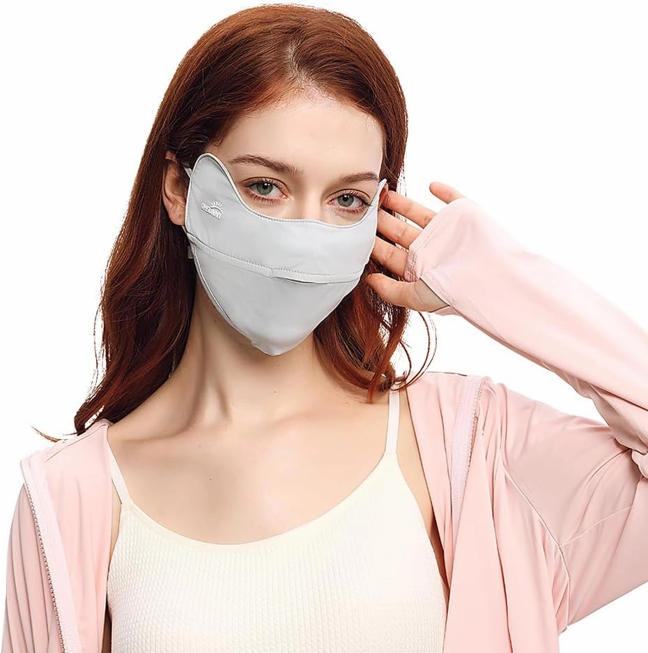 UV Face Covering UPF 50  Women Breathable Mask Sun Protection Reusable Outdoor