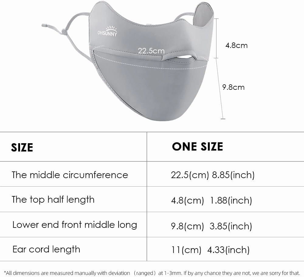 UV Face Covering UPF 50  Women Breathable Mask Sun Protection Reusable Outdoor
