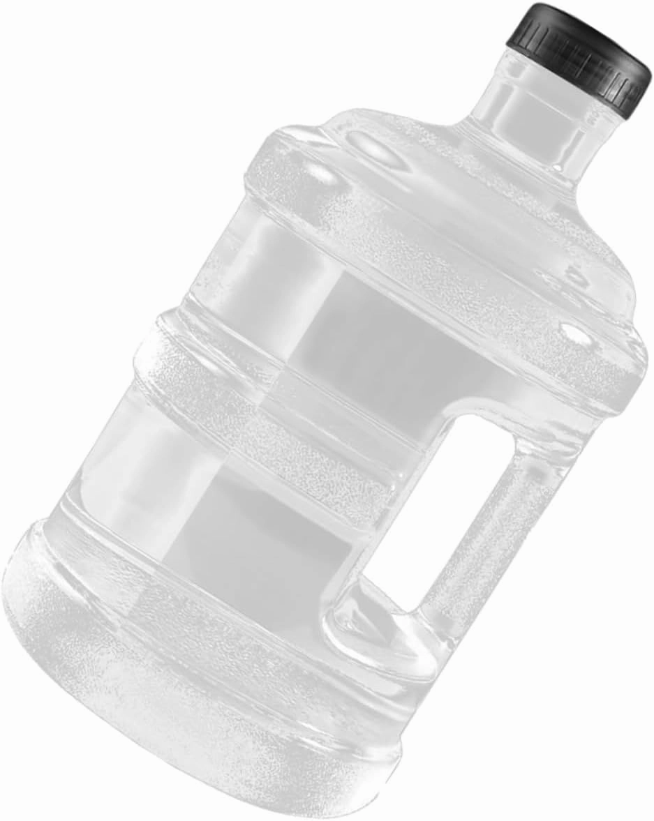 VANZACK Large Capacity Transparent Water Storage Bucket Sturdy Household Water Container with Handle for Camping Picnics and Daily Use Durable Design for Fresh and Saltwater