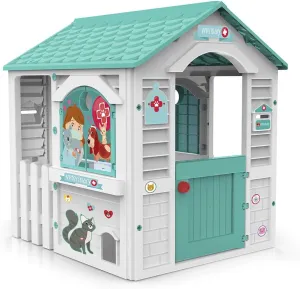 Veterinary Play House Outdoor Playset for Kids Veterinarian Indoor Playset for Pretend Play Outdoor Kids Play Set Vet