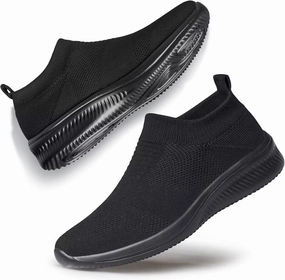 vibdiv Walking Shoes Women Casual Sock Sneakers Lightweight Comfy Breathable Pull-on Zapatillas de Mujer