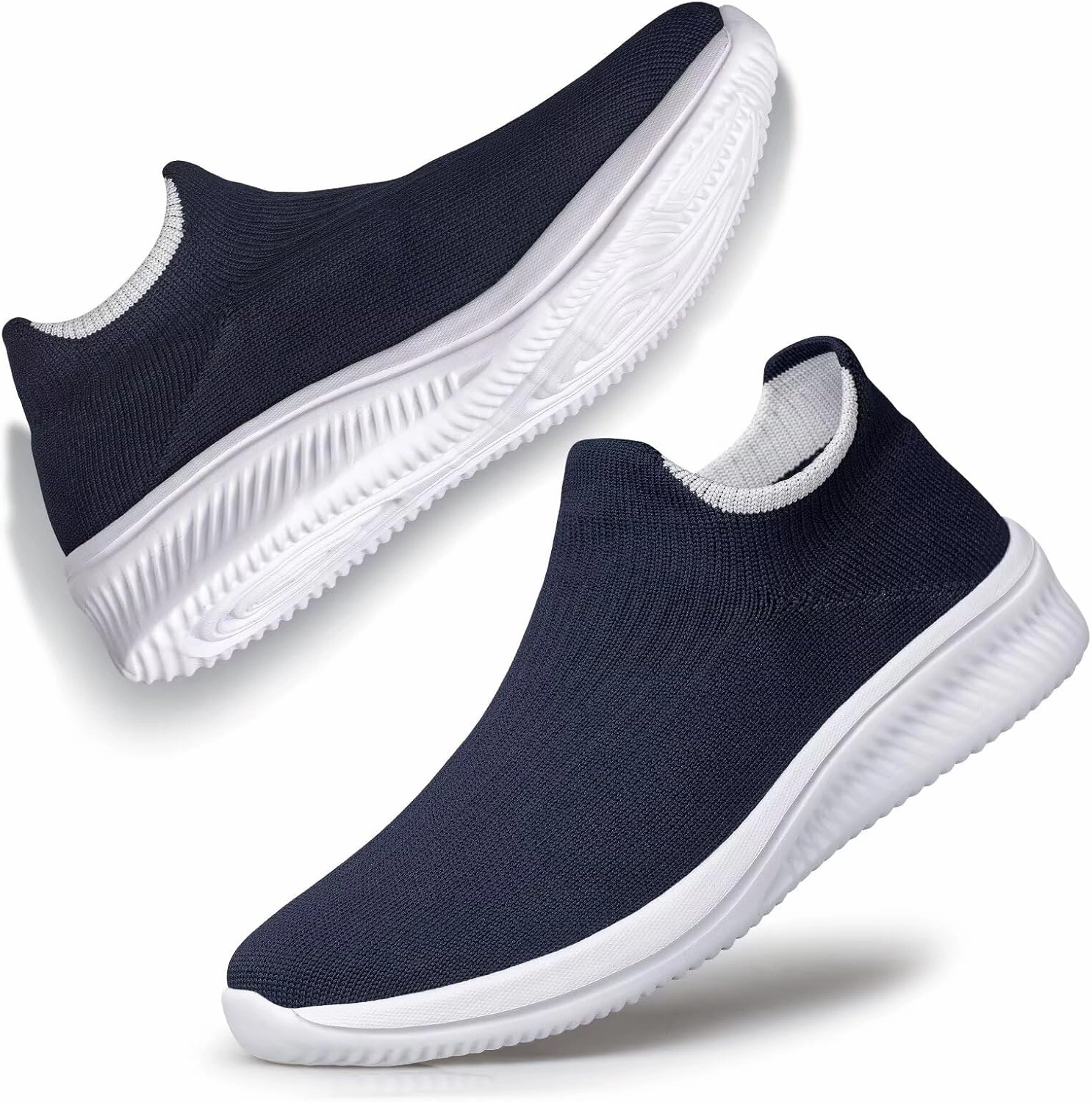 vibdiv Walking Shoes Women Casual Sock Sneakers Lightweight Comfy Breathable Pull-on Zapatillas de Mujer