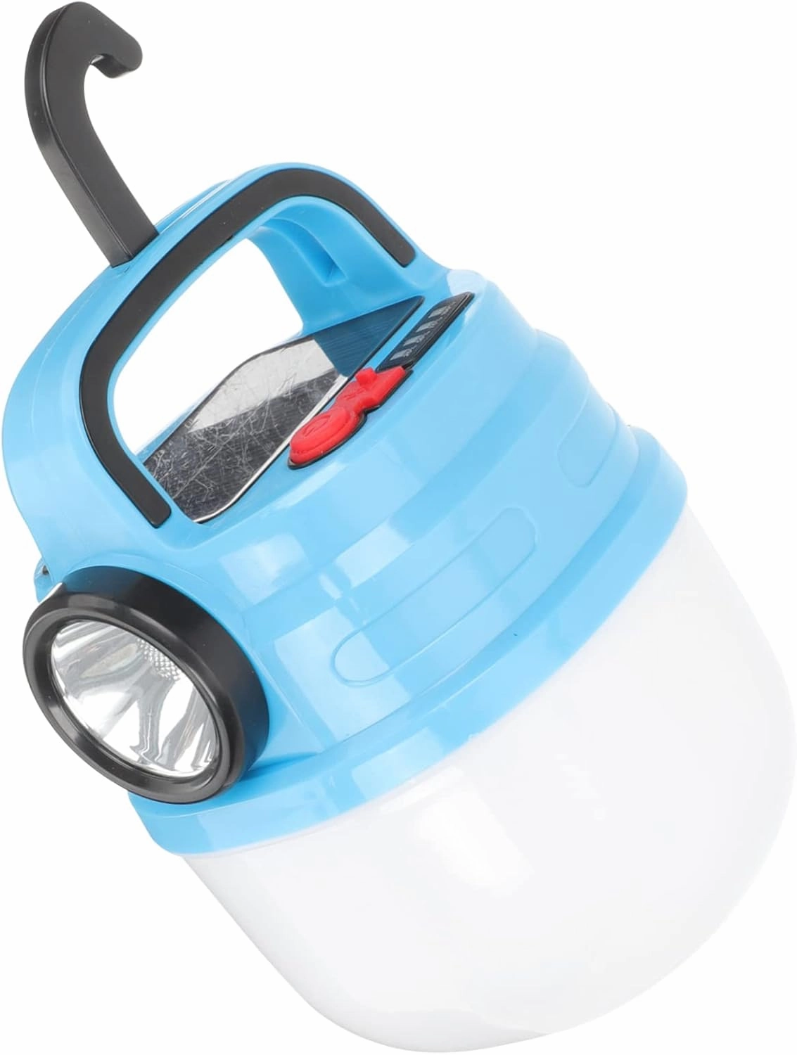 VOSAREA Portable Solar Camping Light with Handheld Design Rechargeable Lantern for Outdoor Activities for Hiking Fishing Emergency Use Lightweight and Convenient