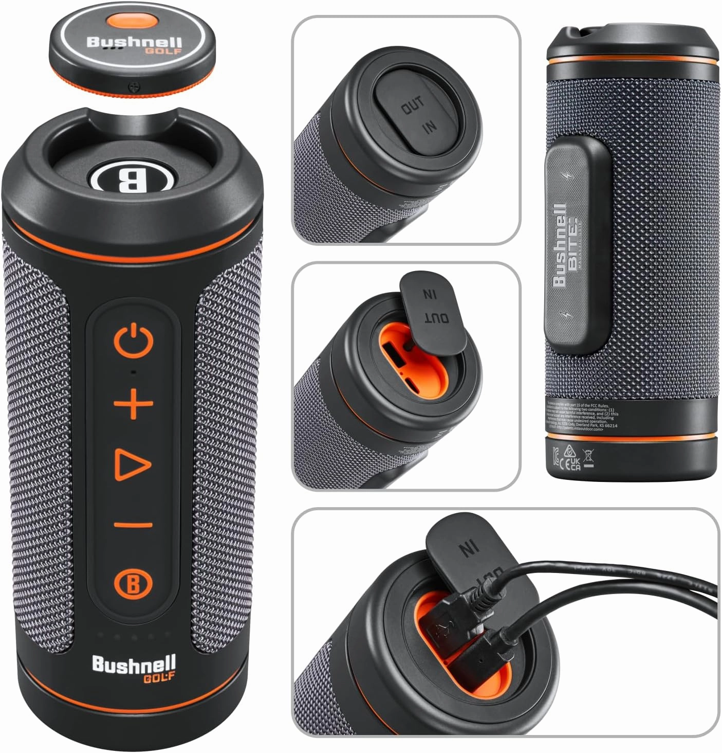 Wearable4U - Bushnell Wingman 2 GPS Golf Speaker with Power Pack Bundle