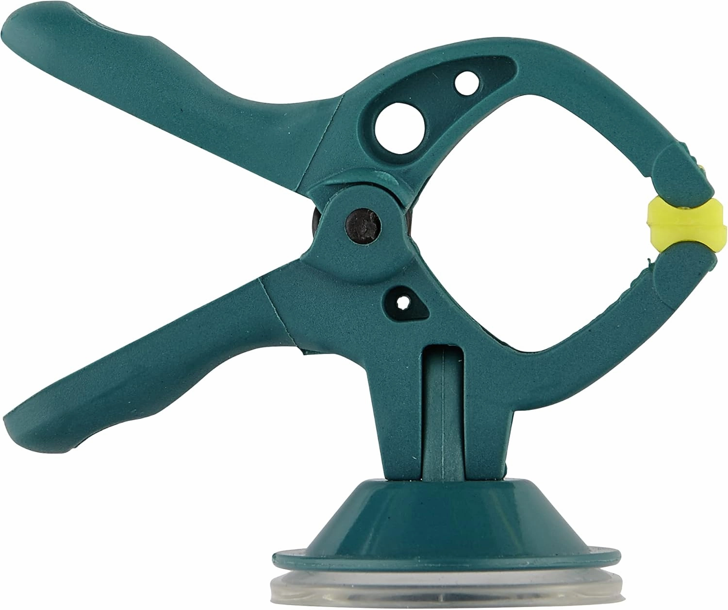 wolfcraft microfix S Mini Spring Clamp with Suction Cup I 3662000 I Can be used in all households, suitable for hobbies, garden, car and leisure (camping)