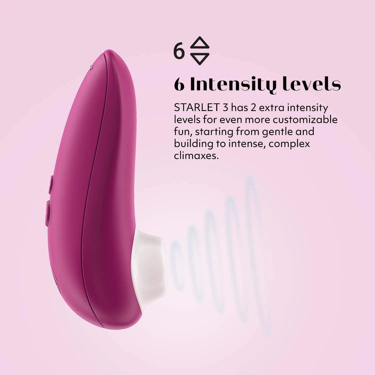 Womanizer Starlet 3 Clitoris Vibrator Sex Toy | Mini Clit Stimulator with 6 Intensity Levels | Vibrating Dildo Adult Sex Toys for Women | Clit Sucker Sexual Pleasure Tool | Personal Massager | Pink
