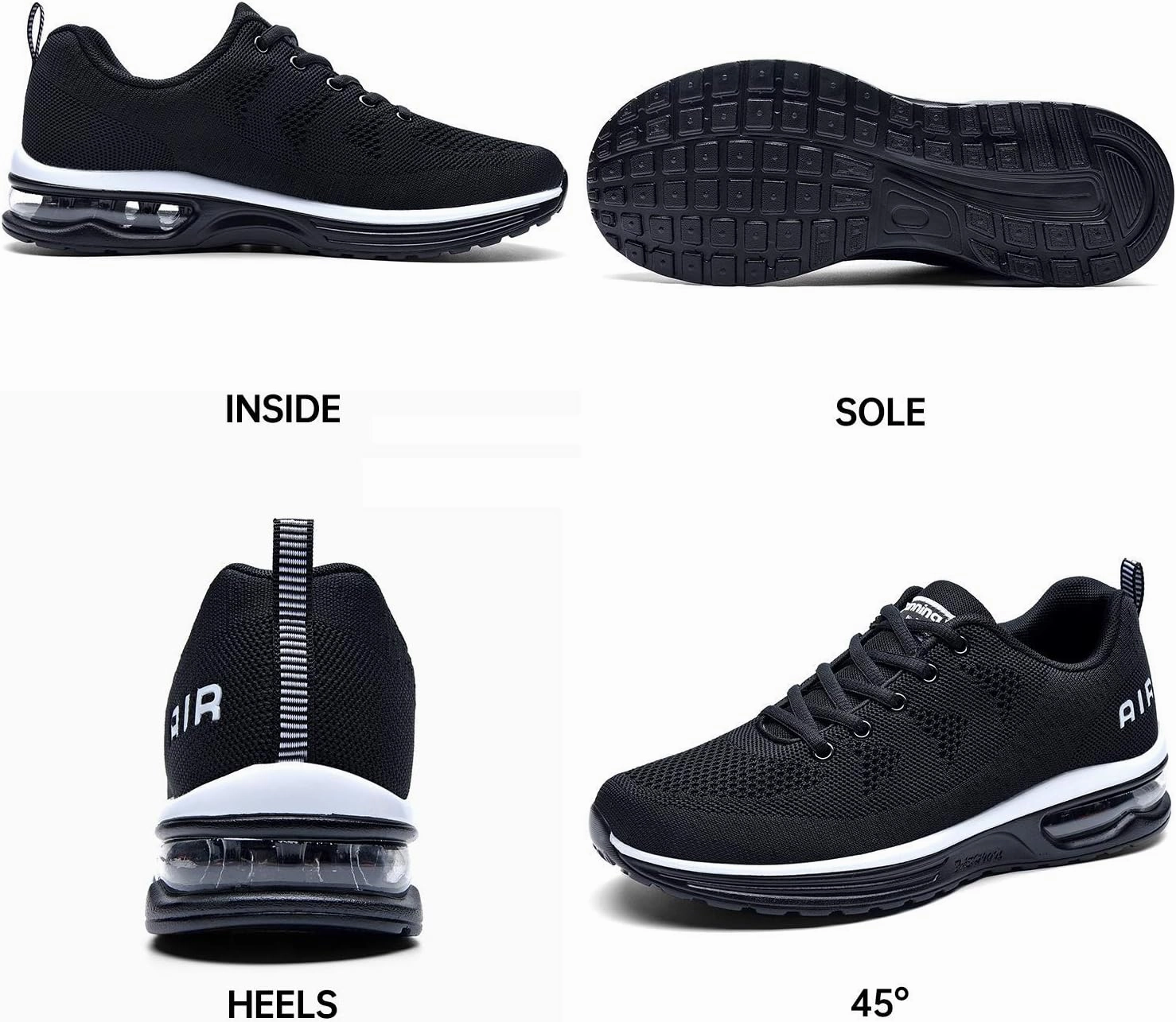 Women's Athletic Tennis Running Sneakers Lightweight Sport Gym Jogging Breathable Fashion Walking Shoes(US 5.5-10)