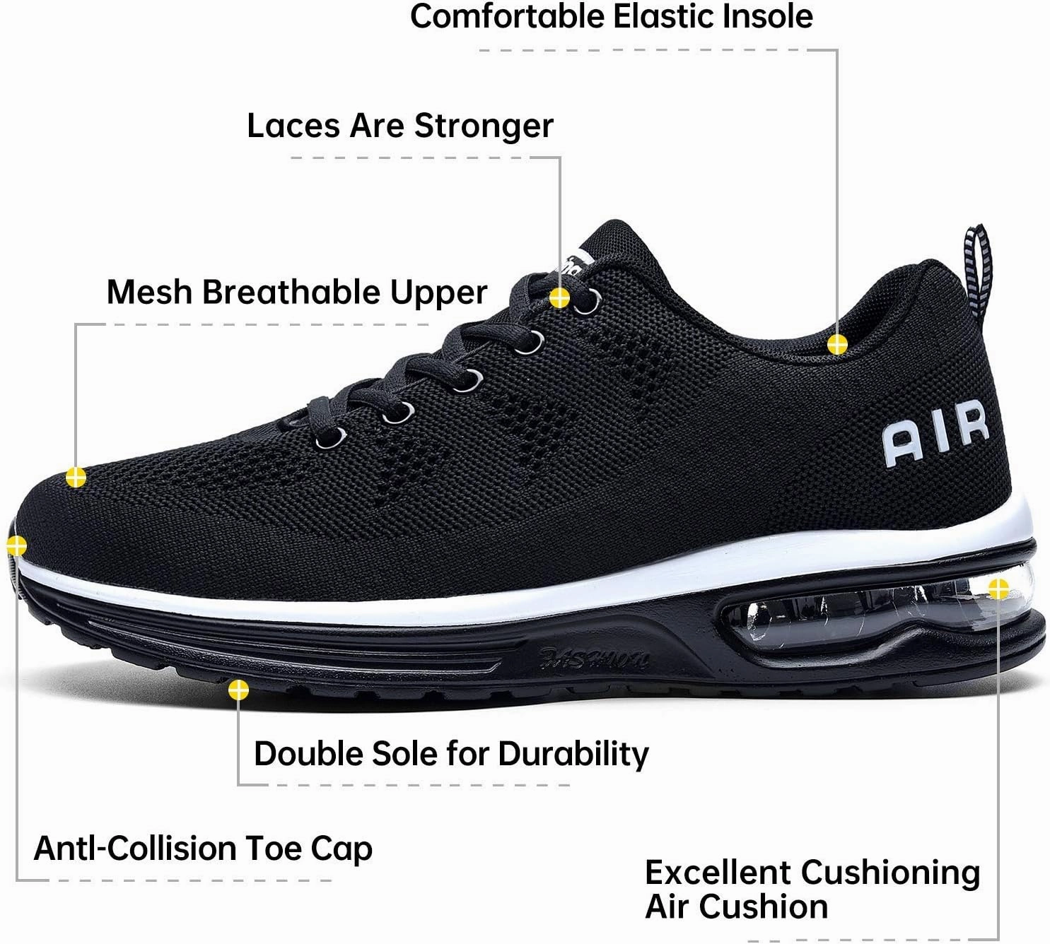Women's Athletic Tennis Running Sneakers Lightweight Sport Gym Jogging Breathable Fashion Walking Shoes(US 5.5-10)