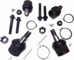 XRF Lifetime Upper & Lower Ball Joint Kit for 1999-2014 2WD Ford F250 F350 Super Duty