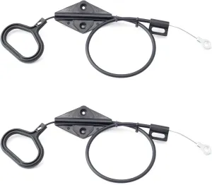 YUXIVCNE 2 Pack Recliner Cable D Ring Handle Recliner Adjustment and Maintenance Replacement for Lazy Boy Handle Cable Release Cable Couch Recliner with 3in Exposed Steel Wire O-end